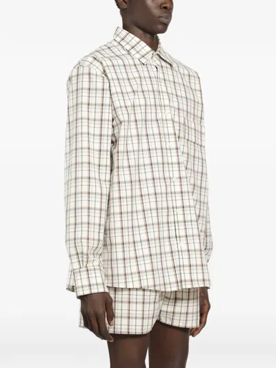 Bryan Jimene`z Check-pattern Shirt In Multi