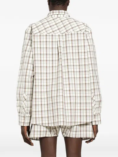 Bryan Jimene`z Check-pattern Shirt In Multi