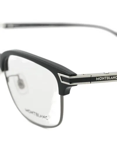 Montblanc Rectangle-frame Glasses In Black