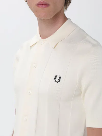 Fred Perry Shirt Men In White