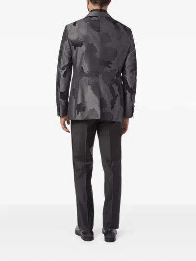 Billionaire Camouflage-pattern Blazer In Gray