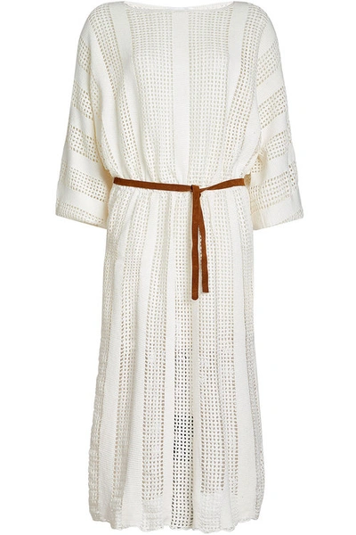 Zimmermann Cotton Crochet Dress In White
