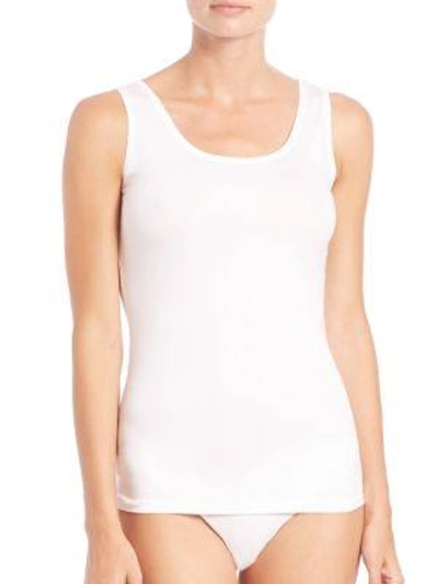 Shop Hanro Soft Touch Tank Top In White