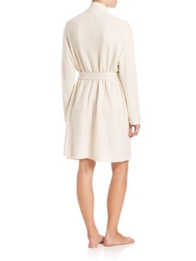 Shop Saks Fifth Avenue Cashmere Robe In White