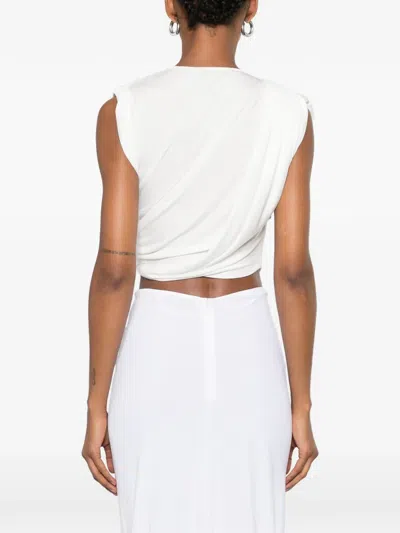 Christopher Esber Verve Draped Top In White