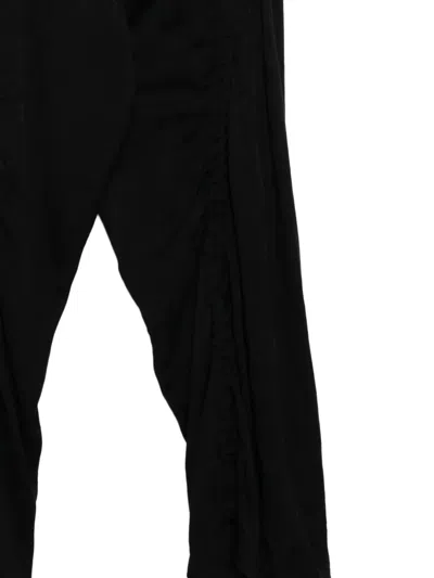 Julius Drawstring Trousers In Black