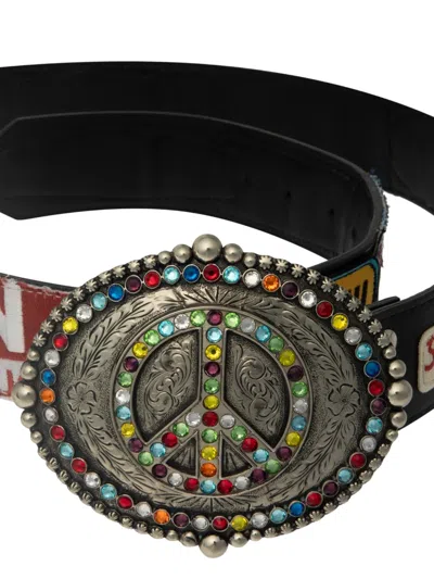 Satoshi Nakamoto Codex Crystal-embellished Belt In Multi