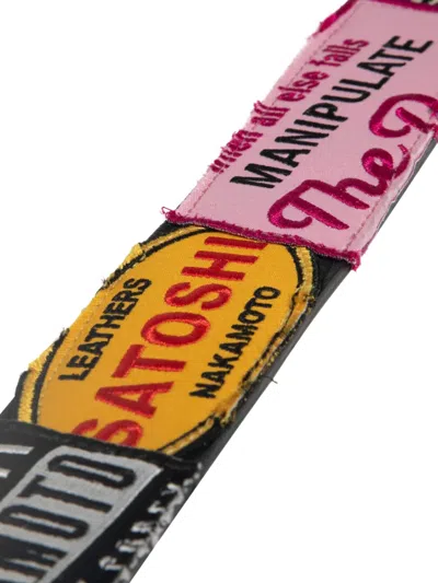 Satoshi Nakamoto Codex Crystal-embellished Belt In Multi