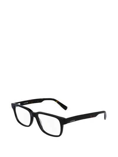 Lacoste Rectangle-frame Glasses In Black