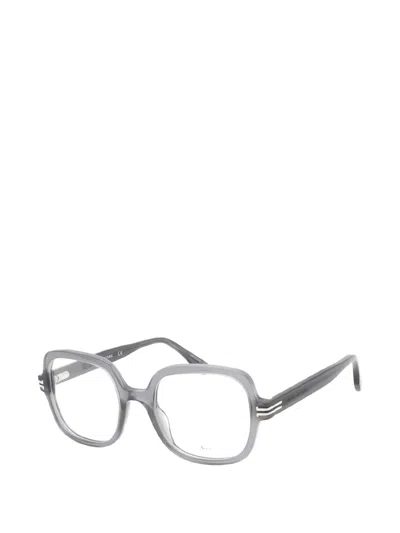 Marc Jacobs Square-frame Glasses In Gray