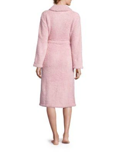 Shop Barefoot Dreams Cozychic Dressing Gown In Dusty Rose