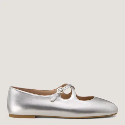 Stuart Weitzman Emilee Mary Jane In Silver