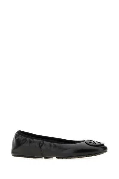 Tory Burch Leather Reva Travel Ballet Flats In Multi