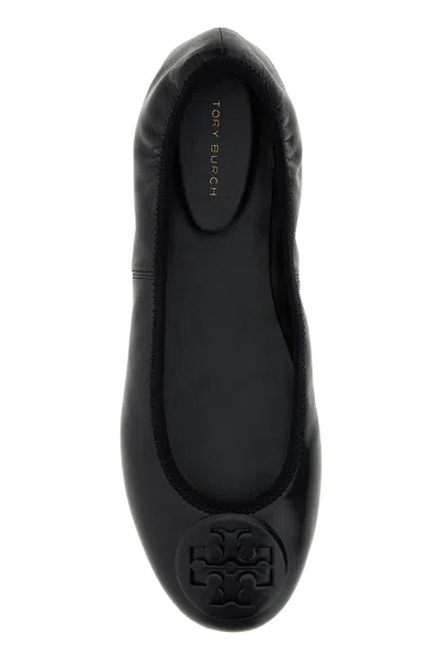 Tory Burch Leather Reva Travel Ballet Flats In Multi