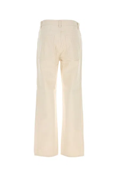 The Row Fargo Rigid High-rise Straight-leg Jeans In Neutral
