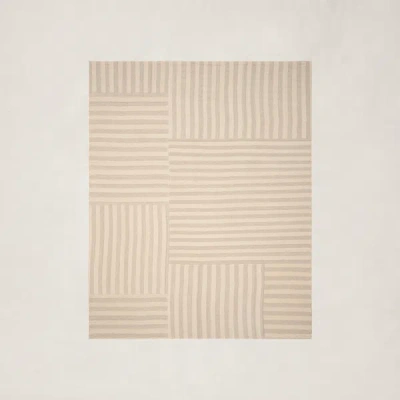 Ralph Lauren Celeste Stripe Patch Rug In Dune In Neutral