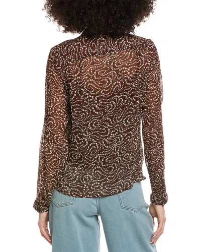 Rag & Bone Silk-blend Floral Amaris Blouse In Multi