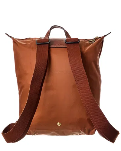 Longchamp Le Pliage Original Medium Canvas Backpack In Brown