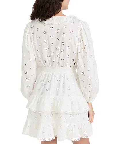 Emma Way Solid Mini Dress In White