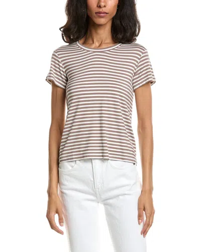 Splendid Pointelle Tee In White