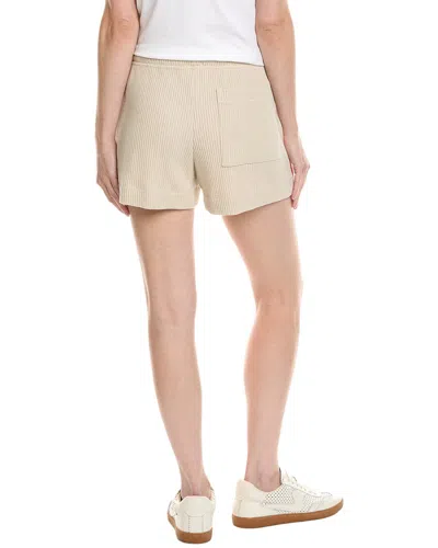 Atm Anthony Thomas Melillo Waffle Pull-on Short In Neutral