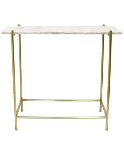 Pasargad Home Vasto Console Table In Gold