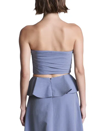 Bcbgmaxazria Solid Suiting Fabric Bustier