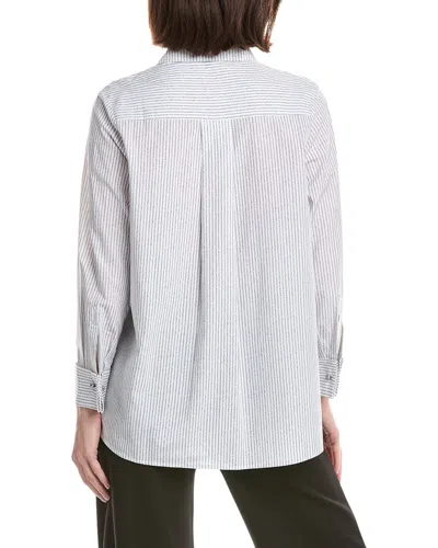 Lemon Grass Button Down Shirt In White