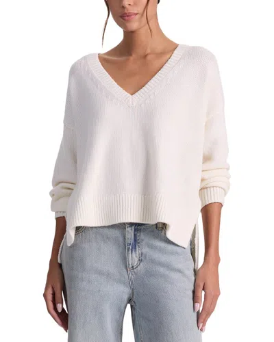 Alice And Olivia Williams Wool Pullover In Black
