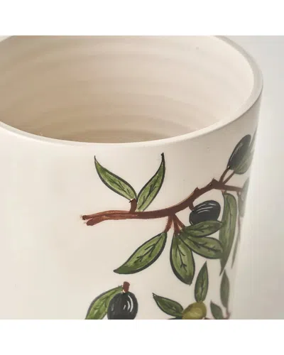 Bella Maison Olive Ceramic Utensil Holder In Multi