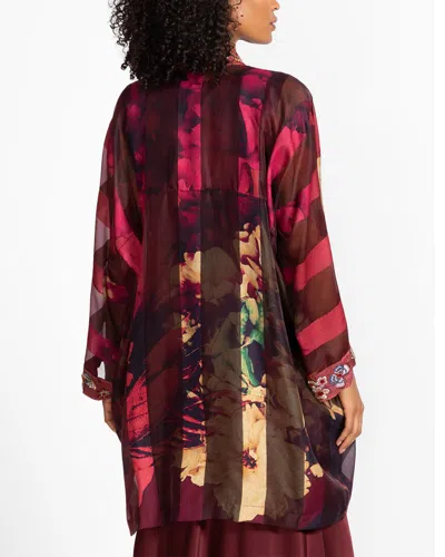 Johnny Was Ferly Silk-blend Jacket In Multi