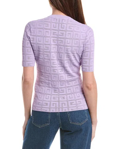 Givenchy Monogram Sweater In Purple