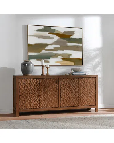 Classic Home Astrid Reclaimed Pine Buffet Sideboard In Brown