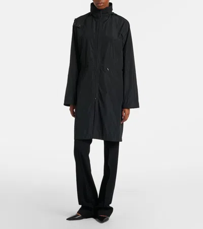 The Row Aldara Technical Coat In Black