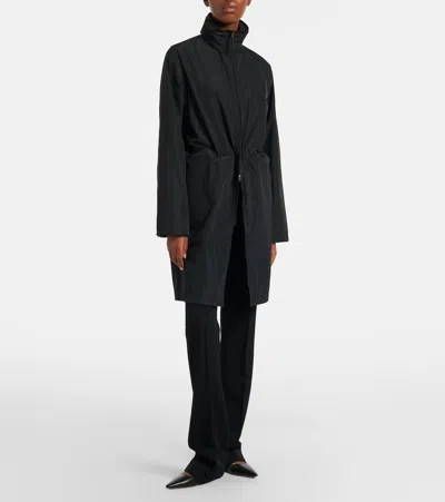 The Row Aldara Technical Coat In Black