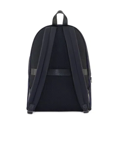 Armani Exchange Technical Fabric Backpack In Blue