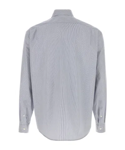 The Row Light Grey Regular Shirt In Gray