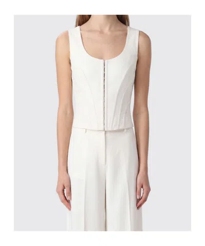 Giuseppe Di Morabito Structured Bustier Top In White