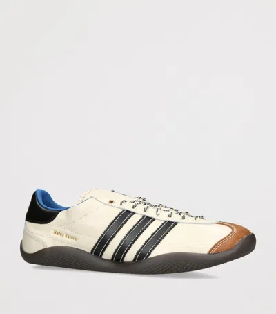 Adidas Originals Adidas By Wales Bonner Luxury Leather Sneakers For Men In Neutral