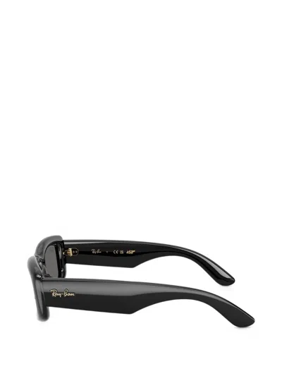 Ray Ban Rectangle-frame Sunglasses In Black
