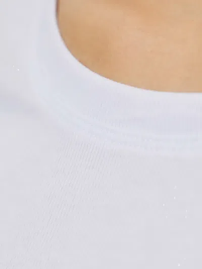 Samsoe & Samsoe Saalexis Ribbed T-shirt In White