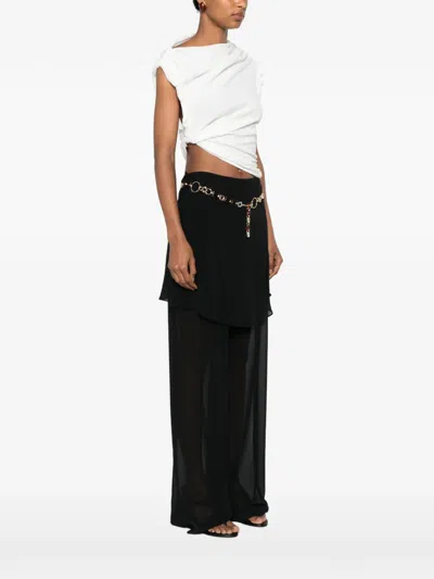 Christopher Esber Rolled Twisted T-shirt In White