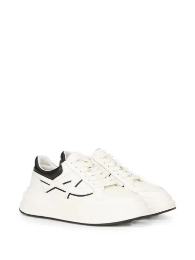 Ash Logo-patch Sneakers In White