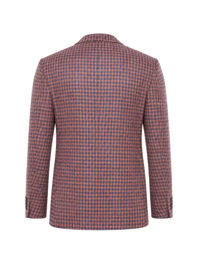 Corneliani Wool-blend Leader Soft Blazer With Check Pattern In Multi