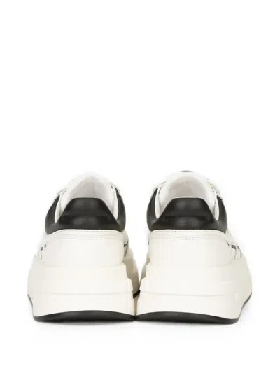 Ash Logo-patch Sneakers In White