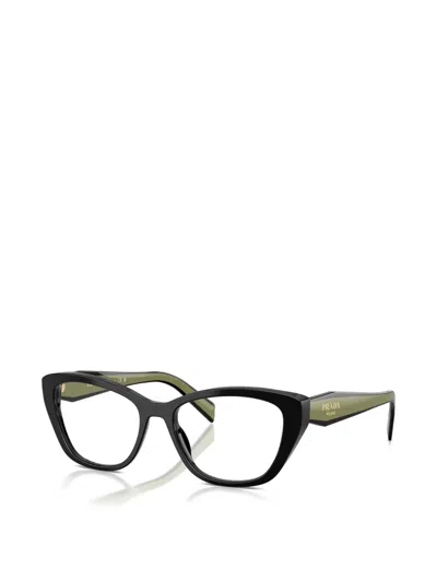 Prada Cat-eye Glasses In Black