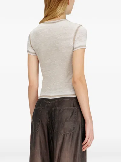 Diesel T-uncuties T-shirt In Gray