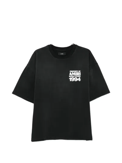 Amiri Mens Black 1994 Logo-print Skate Cotton-jersey T-shirt In Black