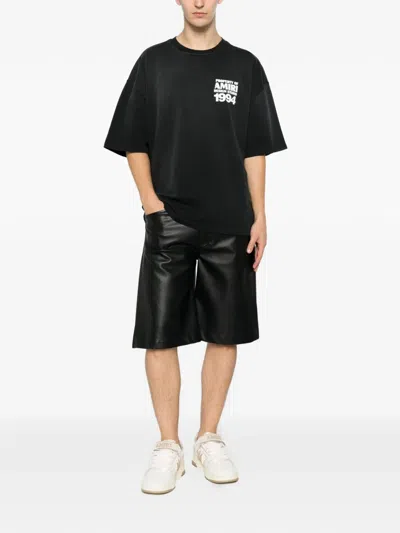 Amiri Mens Black 1994 Logo-print Skate Cotton-jersey T-shirt In Black