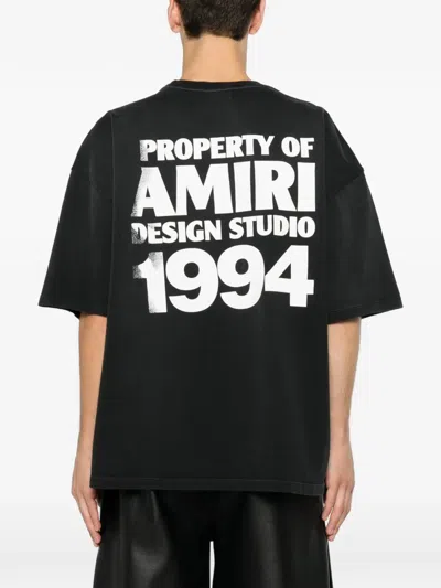 Amiri Mens Black 1994 Logo-print Skate Cotton-jersey T-shirt In Black